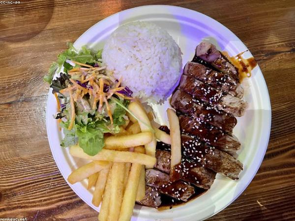 香煎鱸魚套餐